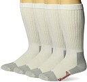 【中古】【輸入品・未使用】Wrangler Men's Riggs Workwear Over The Calf Work Boot Socks 4 Pair Pack