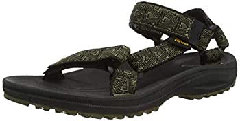 【中古】【輸入品・未使用】Teva メンズ オープントゥサンダル、バンブーダークオリーブ US サイズ: 11 カラー: ブラック