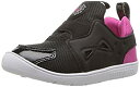 【中古】【輸入品・未使用】Reebok Unisex Ventureflex Slip-ON Sneaker%カンマ% Galactic-Black/Charged pi%カンマ% 4 Child US Little Kid