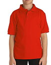 【中古】【輸入品・未使用】Dickies - - KS4552キッズサイズショートスリーブピケポロシャツ%カンマ% X-Large%カンマ% Orange