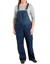 【中古】【輸入品・未使用】Dickies ビブオーバーオール レディース用 特大サイズ デニム カラー: ブルー(4)