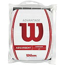 【中古】【輸入品・未使用】Wilson Advantage Overgrip 12?Pack。ブラック