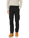 【中古】【輸入品・未使用】Dickies メンズ タフマックス ダック カーゴパンツ%カンマ% ストーンウォッシュブラック。%カンマ% 36W x 32L