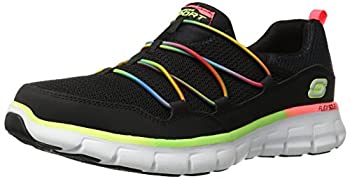 yÁzyAiEgpzSkechers Sport Women's Loving Life Memory Foam Fashion Sneaker%J}%Black/Multi%J}%10 M US