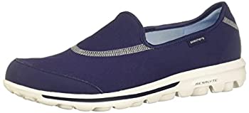 【中古】【輸入品・未使用】Skechers パフォーマンス ウィメンズ Go Walk スリッポン ウォーキングシューズ%カンマ% ネイビー/ホワイト%カンマ% 24.5