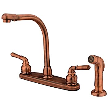 【中古】【輸入品・未使用】Kingston Brass GKB756SP 8-Inch High Arc Kitchen Faucet%カンマ% Antique Copper with Antique Copper Sprayer by Kingston Brass【メーカー名】Kingston Brass【メーカー型番】KB756SP【ブランド名】Kingston Brass【商品説明】Kingston Brass GKB756SP 8-Inch High Arc Kitchen Faucet%カンマ% Antique Copper with Antique Copper Sprayer by Kingston Brass当店では初期不良に限り、商品到着から7日間は返品を 受付けております。こちらは海外販売用に買取り致しました未使用品です。買取り致しました為、中古扱いとしております。他モールとの併売品の為、完売の際はご連絡致しますのでご了承下さい。速やかにご返金させて頂きます。ご注文からお届けまで1、ご注文⇒ご注文は24時間受け付けております。2、注文確認⇒ご注文後、当店から注文確認メールを送信します。3、配送⇒当店海外倉庫から取り寄せの場合は10〜30日程度でのお届けとなります。国内到着後、発送の際に通知にてご連絡致します。国内倉庫からの場合は3〜7日でのお届けとなります。　※離島、北海道、九州、沖縄は遅れる場合がございます。予めご了承下さい。お電話でのお問合せは少人数で運営の為受け付けておりませんので、メールにてお問合せお願い致します。営業時間　月〜金　10:00〜17:00お客様都合によるご注文後のキャンセル・返品はお受けしておりませんのでご了承下さい。