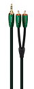 【中古】【輸入品・未使用】AudioQuest EVERGREENオーディオインターコネクト3.5mm - 2 RCA 5m