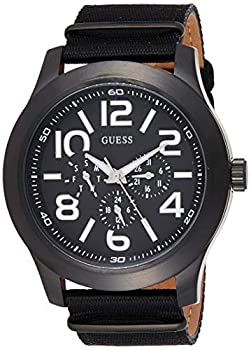 【中古】【輸入品・未使用】W11623G1 Guess Rugged Black Fabric Chronograph Mens Watch 【中古】【輸入品・未使用】W11623G1 Guess Rugged Black Fabric Chronograph Mens Watch