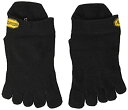 【中古】【輸入品・未使用】Vibram FiveFingers アスレチックノーショウつま先ソックス M ブラック