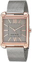 【中古】【輸入品・未使用】Nine West レディース ローズゴールド調&シルバートーンメッシュブレスレットウォッチ