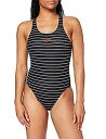 【中古】【輸入品・未使用】Speedo Endurance+ Medalist ワンピース水着 レディース サイズ28インチ ブラック/ホワイト