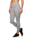 【中古】【輸入品 未使用】Reebok Women s Capri Workout Leggings w/High-Rise Waist - Cropped Performance Compression Tights