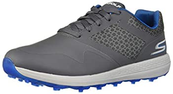 【中古】【輸入品・未使用】Skechers GO GOLF メンズ マックス ゴルフシューズ%カンマ% チャコール/ブルー%カンマ% 13 Wide