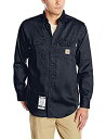 【中古】【輸入品・未使用】(カーハート) Carhartt メンズ ツイルシャツ 耐炎性 軽量 US サイズ: M カラー: ブルー(4)