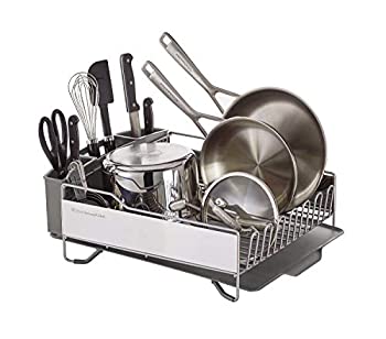 【中古】【輸入品 未使用】KitchenAid kns896bxgra Largeディッシュラックフルサイズ ステンレススチール