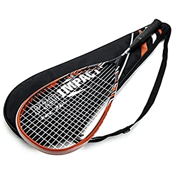 【中古】【輸入品・未使用】Pro Impact Graphite Full Size Squash Racket with cover and strings pro..