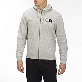 šۡ͢ʡ̤ѡHurley Men's Natural Zip Hoodie%% Grey Heather - Small