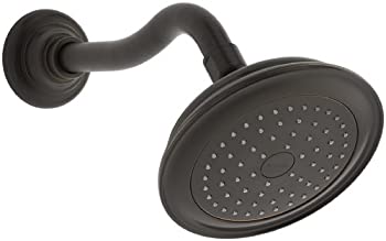 (Oil-Rubbed Bronze) - Kohler 72773-2BZ Artefacts Single-function 2.5 gpm showerhead with Katalyst spray%カンマ% Less Showerarm and Flange%