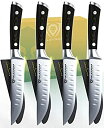 【中古】【輸入品・未使用】DALSTRONG Steak Knives Set - Gladiator Series - Straight Edge - German HC Steel - w/Sheaths