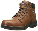 【中古】【輸入品・未使用】Skechers ワークシャー リラックスフィット US サイズ: 7 Wide カラー: ブラウン