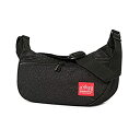 【中古】【輸入品・未使用】Manhattan Portage ミッドナイトクレセントストリートショルダーバッグ US サイズ: S カラー: ブラック