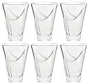 Barski - European Glass - Hiball Tumbler - Artistically Designed - 470ml - Set of 6 Highball Glasses - Made in Europe