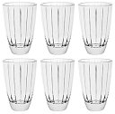 Barski - European Glass - Hiball Tumbler - Artistically Designed - 490ml - Set of 6 Highball Glasses - Made in Europe