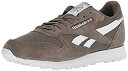 【中古】【輸入品・未使用】Reebok メンズ クラシック レザー スニーカー%カンマ% エストル地形グレー/ホワイト%カンマ% 15
