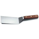 【中古】【輸入品・未使用】Dexter Russell s8695木製ハンドル5?x 3?%ダブルクォーテ%オフセットハンバーガーターナー