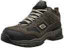 【中古】【輸入品・未使用】Skechers for Work メンズ ソフトストライド キャノピー 滑り止め ワークブーツ%カンマ% ブラウン/ブラック%カンマ% 10.5