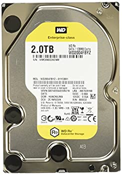 【中古】【輸入品・未使用】WESTERN DIGITAL 3.5インチ内蔵HDD 2TB SATA6.0Gb/s 7200rpm/class 128MB 512e WD2004FBYZ