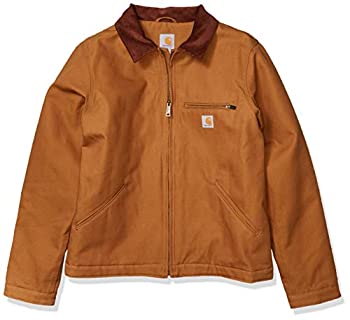 【中古】【輸入品 未使用】Carhartt メンズ ダック Detroitジャケット (レギュラー ビッグ トールサイズ) カンマ カーハートブラウン。 カンマ Medium