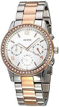 楽天スカイマーケットプラス【中古】【輸入品・未使用】Guess Sports Silver/Rose Gold Watch W0122L1 [スポーツシルバー/ローズゴールド時計W0122L1ゲス]