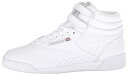 【中古】【輸入品・未使用】Reebok ユニ 大人用 レディース メンズ フリースタイル Hi%カンマ% US-ホワイト/シルバー。%カンマ% 5 Big ..