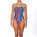 【中古】【輸入品・未使用】ArenaレディースZig Zag Challenge MaxlifeシンストラップオープンバックOnepiece水着 パープル