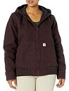 【中古】【輸入品・未使用】Carhartt Women's Active Jacket WJ130 (Regular and Plus Sizes)%カンマ% Deep Wine%カンマ% Large(4)