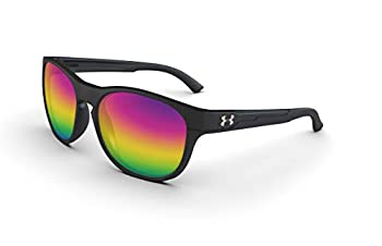 【中古】【輸入品・未使用】Under Armour unisex adult Glimpse Rl Sunglasses%カンマ% Satin Black%カンマ% 55mm US(4)