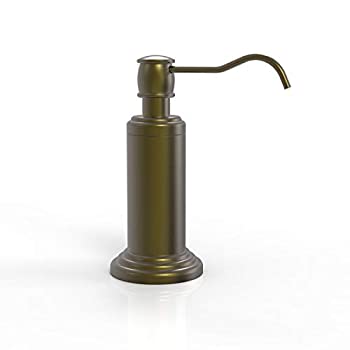 【中古】【輸入品・未使用】Allied Brass WP-61-ABR Free Standing Soap Dispenser%カンマ% Antique Brass