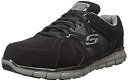 【中古】【輸入品・未使用】Skechers for Work メンズ Synergy Ekron ウォーキングシューズ、ブラックチャコール、13 M US(4)
