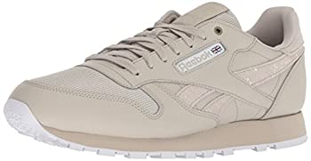 【中古】【輸入品・未使用】Reebok メンズ クラシック レザー スニーカー%カンマ% マックマーブル/ホワイト。%カンマ% 14