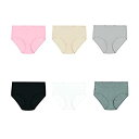 【中古】【輸入品・未使用】Hanes PP40AD Womens No Ride Up Cotton Brief, Skintone - Size 7