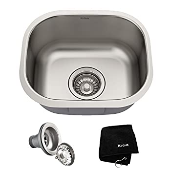 Kraus 4.4m x 0m x 4.4m x 0m Undermount Single Bowl Kitchen Sink
