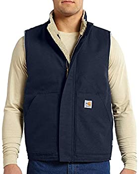 【中古】【輸入品・未使用】Carhartt メンズ 防炎モックネック シェルパ裏地 ベスト US サイズ: XX-Large カラー: ブルー