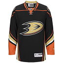 【中古】【輸入品・未使用】Anaheim Ducks NHLリーボックブラック公式プレミアホームジャージーメンズの ブラック