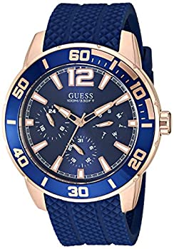 【中古】【輸入品・未使用】GUESS Men's Stainless Steel Quartz Watch with Silicone Strap%カンマ% Blue%カンマ% 46 (Model: U1250G2) 【中古】【輸入品・未使用】GUESS Men's Stainless Steel Quartz Watch with Silicone Strap%カンマ% Blue%カンマ% 46 (Model: U1250G2)