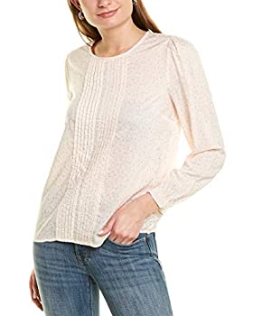 【中古】【輸入品・未使用】Lucky Brand レディース 長袖 スクープネック Lea ピンタックブラウス US サイズ: Small カラー: ピンク