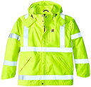 【中古】【輸入品・未使用】CarharttメンズBig & Tall High Visibilityクラス3防水ジャケット US サイズ: 3L カラー: グリーン