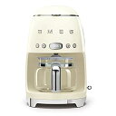 楽天スカイマーケットプラス【中古】【輸入品・未使用】Smeg コヒーメーカー Retro Style 10 Cup Programmable Coffee Maker Machine Cream [並行輸入品]