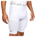 【中古】【輸入品・未使用】Under Armour バスケットボール パッド入りショーツ パッド付き圧縮ショーツ Adult- Small