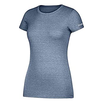 【中古】【輸入品・未使用】Reebok クロスフィット レディース ブルー トライブレンド クルーネックTシャツ L ブルー